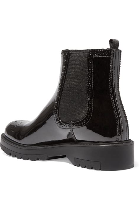 prada patent leather chelsea boot|Prada patent leather Chelsea boots.